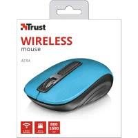 Мышь Trust Aera (синий) фото 4